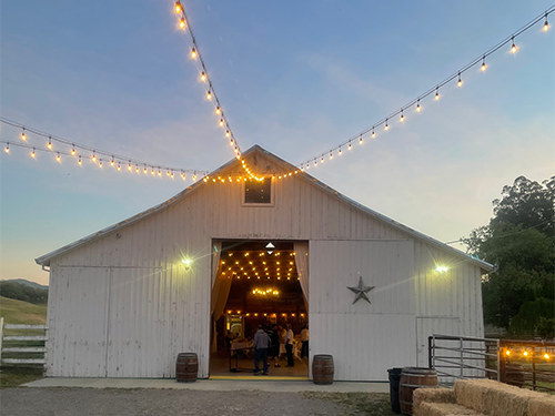 dinner event barn