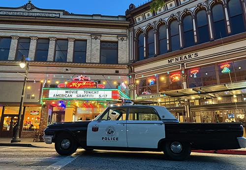 American Graffiti Cop Car